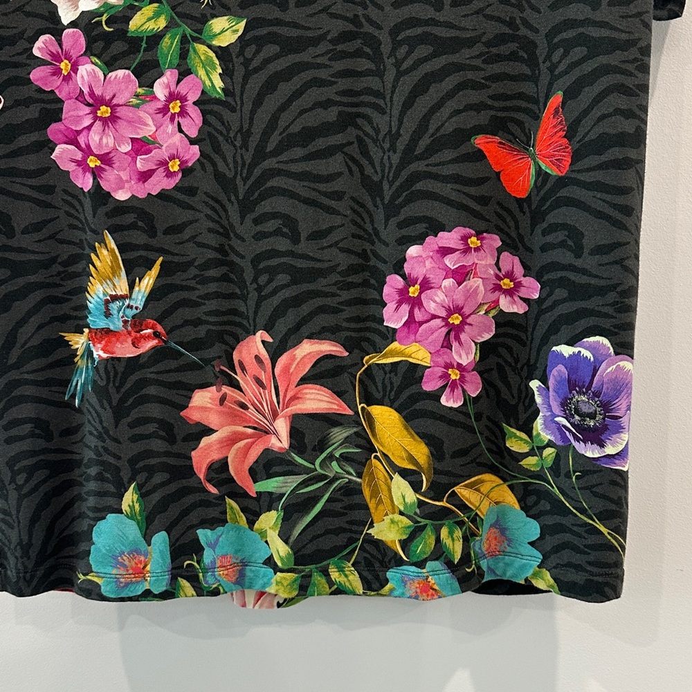 Floral Print Women's Top - Picture 4 of 9